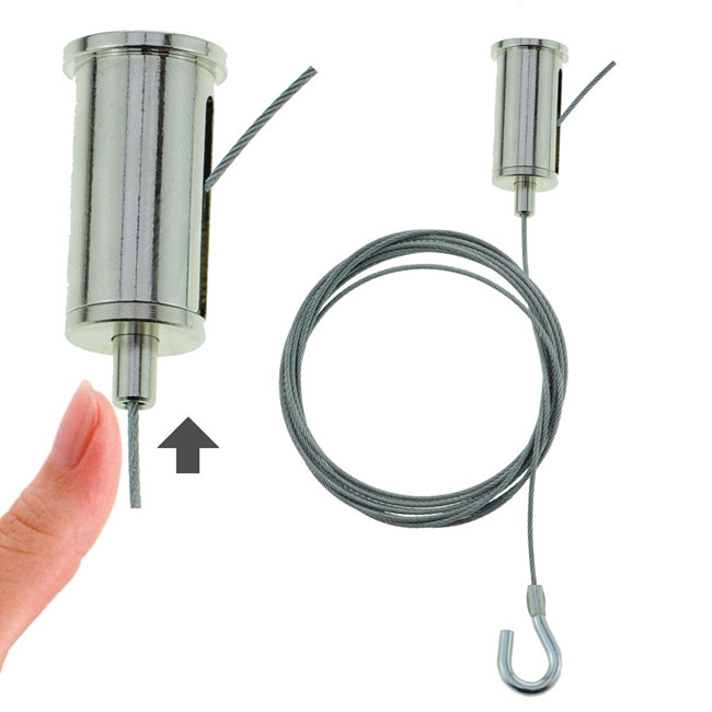 Two Parts Aircraft Cable Fixture Hangers Sophisticated Design For