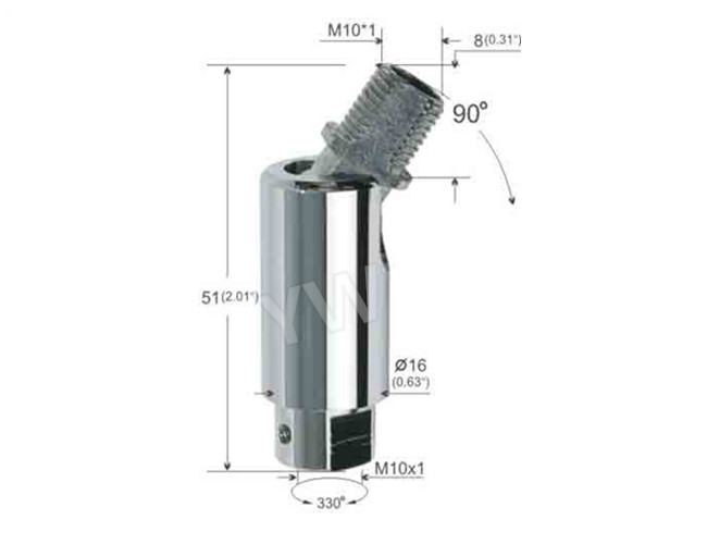 Track Light Lamp Swivel Joint Swivel Lamp Parts For