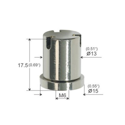 Ceiling Connector Three Branch Outlet Hardware Nickel Plated YW86271