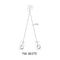 Steel Wire Rope Sling With Loop And Lanyard Hooks 1.2*600mm YW86374