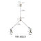 Y Type Nickel Plated Brass Art Cable Hanging And Picture Hanging System YW86021
