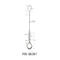 Panel Lighting Cable Suspension Kit Two Legs With A Loop Nickel Surfaced YW86358