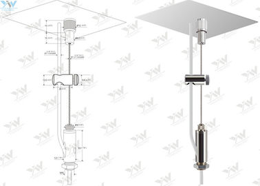 Led Panel Suspension Kit On S Quality Feed Steel Cable Suspended Wire Lighting Kit For Aluminium Profiles