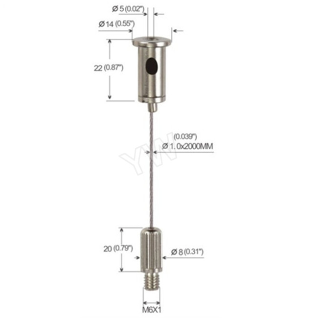 Completely Adjustable Light Hanging Kit LED Panel Light Suspension Kit