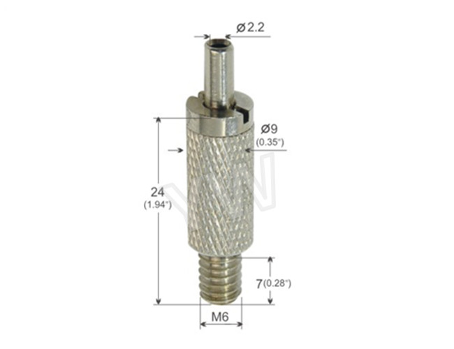 Brass Material Aircraft Cable Grippers / Wire Cable Grippers With M 6