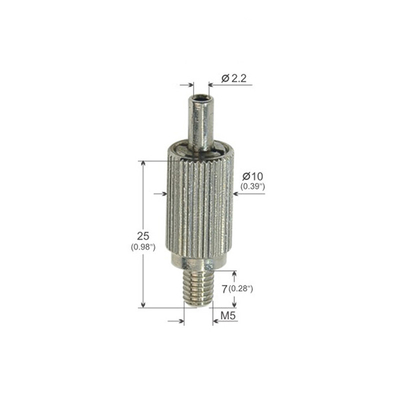 Long Screw Aircraft Cable Grippers 1.5mm Diameter ODM M5 External Thread