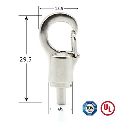 Plating Customization Tool-Free Wire Gripper Crab Claws Spring Hook For Heavy Equipment