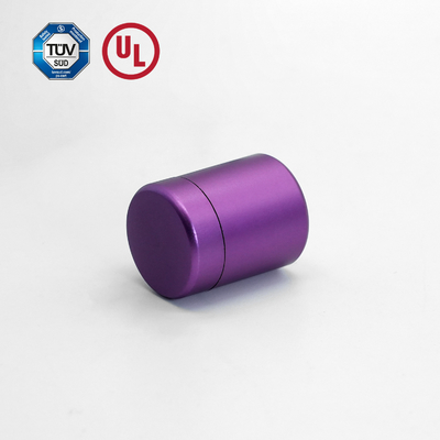 Aluminum Purple Sign Standoff Adjustable For Acrylic Panel / Grass