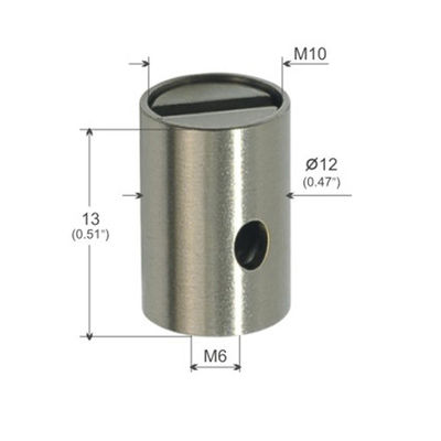 Nickel Surface Ceiling Mounted Cable Coupler for Hanging System YW86265
