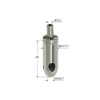Side Exit 2mm Plunger Aircraft Cable Grippers Customize To Hang Picture