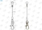 Trigger Hook Wire Rope Sling Eyelet End Steel Safe Rope With Snap Key Hook