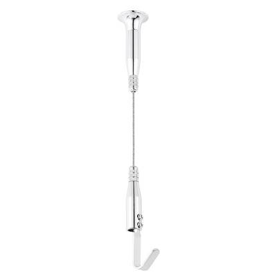 1.2/1.5mm Brass Steel Cable Hanging System With Screw In Installation 16*17mm Ceiling Attachment