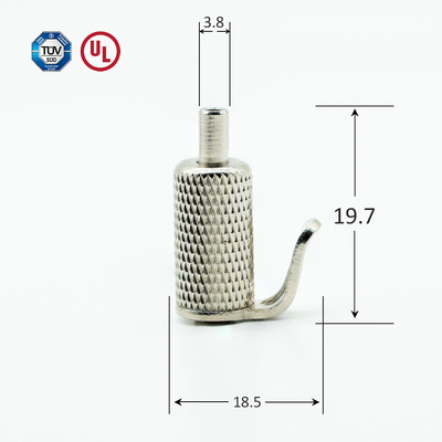 Factory Direct Sales Thread Cable Gripper With Hook Lighting Suspension Cable Gripper Wire Rope Cable Blockers