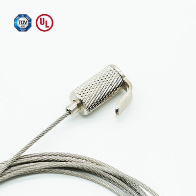 Factory Direct Sales Thread Cable Gripper With Hook Lighting Suspension Cable Gripper Wire Rope Cable Blockers