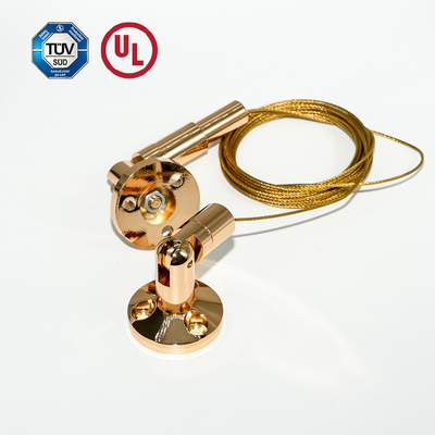 Wholesale Brass Billboard Display Hanging Kit With Gold Plating Wall To Wall Product Display Hanging System