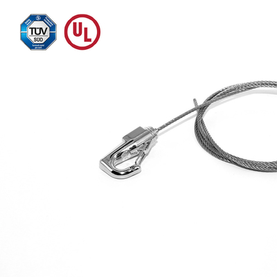 Brass Cable Gripper With Self Lock Spring Hook Adjustable Wire Gripper