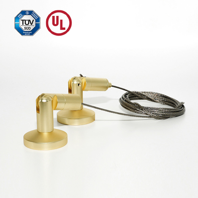 Brass Hanging Kit Display System For Billboard/Artwork Hanging Display