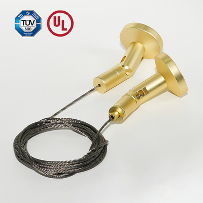 Brass Hanging Kit Display System For Billboard/Artwork Hanging Display