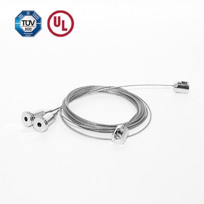Ceiling Attachment With Cable For Hanging Sound-Absorbing Cotton Accessory