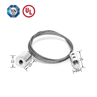 Adjustable Cable Hanging System Cable Gripper With Male Screw