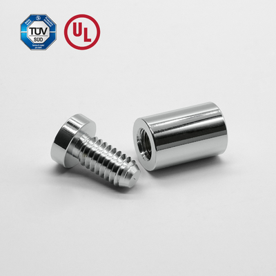 Hollow Stainless Steel Advertising Glass Fixing Standoff Bolt Screw