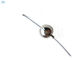 Nickel Color Brass Material Spherical Ball Adjustable Cable Grippers To Suspend Shelves
