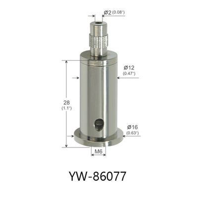 Security Cable Gripper Ceiling Mount With Groove And Side Exit YW86073