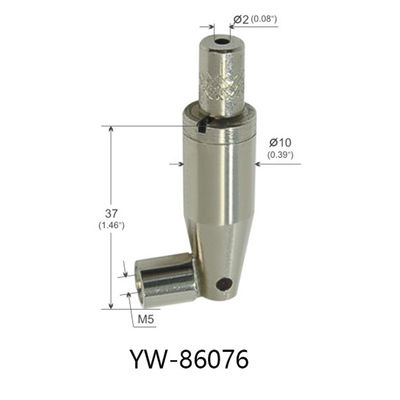 Security Cable Gripper Ceiling Mount With Groove And Side Exit YW86073