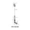 Suspended Wire Lighting Kit With Lobster Gripper Hook YW86335