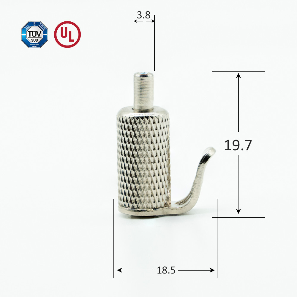 Cubicle Rope Blockers Factory Direct Sales Thread Cable Gripper With Hook Lighting Suspension ...